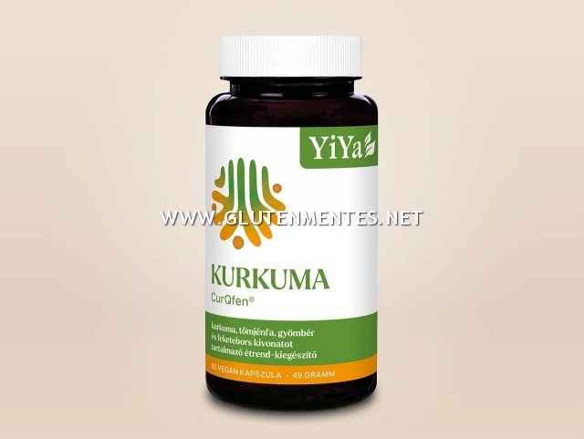 YiYa Kurkuma CurQfen® - a legújabb generációs kurkuma kivonat, kiemelkedő felszívódással! 60db
