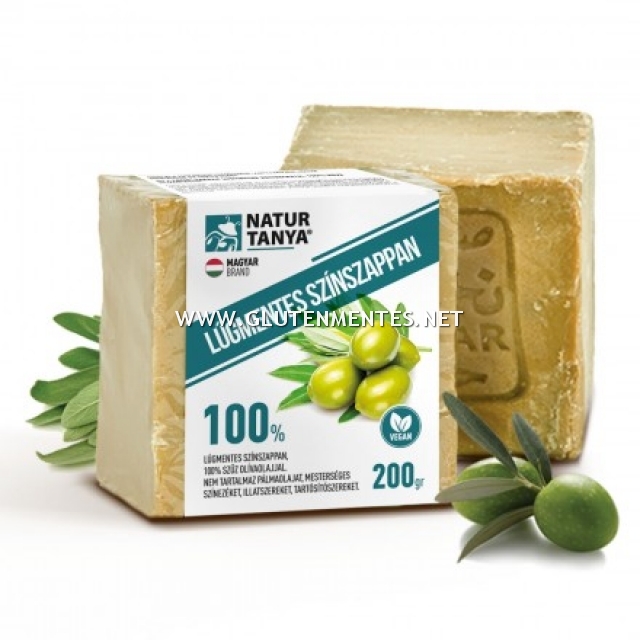 Natur Tanya® Lúgmentes Színszappan - 100% Szűz Olívaolajjal. Minden bőrtípusra, arcra, testre, hajra és érzékeny felületen is
