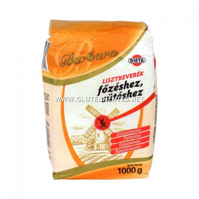 Barbara gluténmentes lisztkeverék főzéshez, sütéshez