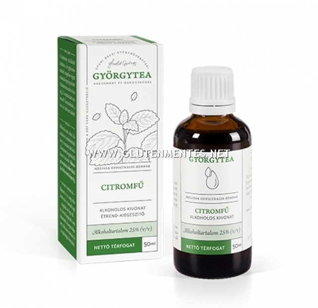 GYÖRGYTEA - CITROMFŰ alkoholos kivonat 50ml