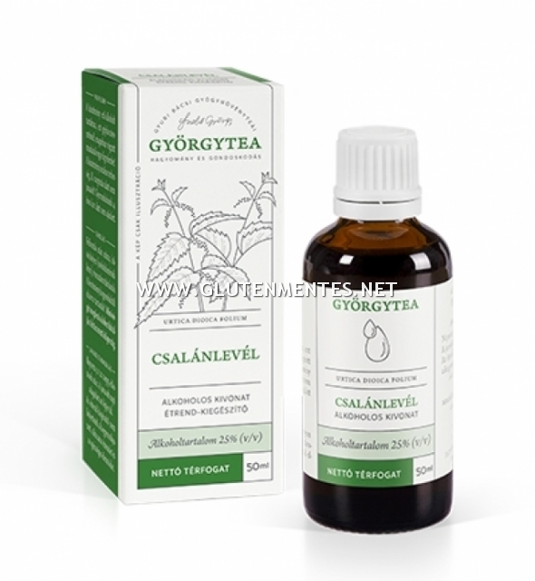 GYÖRGYTEA - CSALÁNLEVÉL alkoholos kivonat 50ml