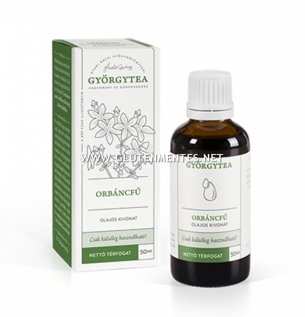 GYÖRGYTEA - ORBÁNCFŰ olajos kivonat (külsőleg) 50ml