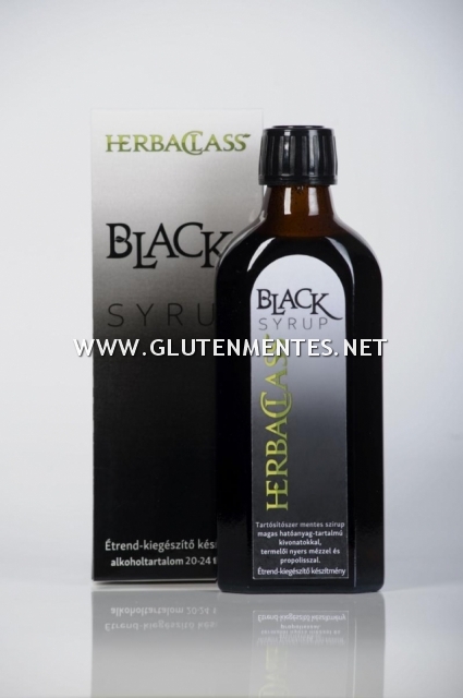 HerbaClass BLACK Syrup - testőr a kórokozók ellen! Meghűlés, influenza, vírusos felső légúti megbetegedések, torokgyulladás, asztma, allergia esetén!