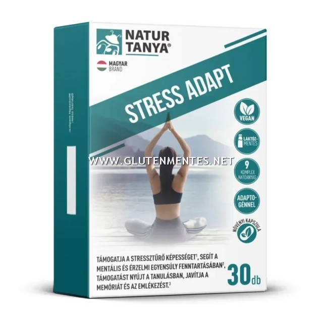 Natur Tanya® STRESS ADAPT - Adaptogén gyógynövényekkel a stressztűrő képesség támogatásához.