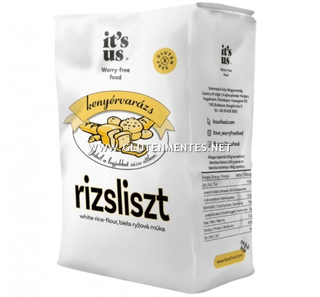 IT'S US Kenyérvarázs - gluténmentes RIZSLISZT 1kg