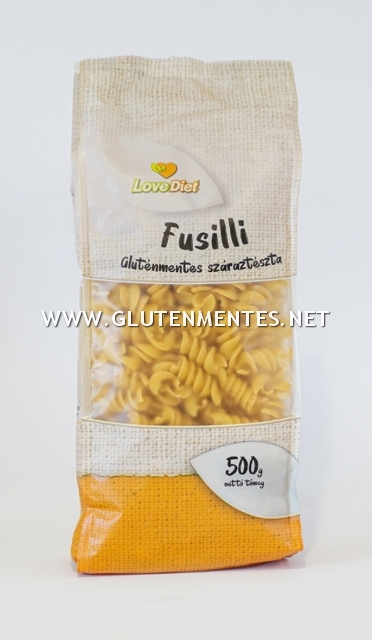 LoveDiet - FUSILLI (ORSÓ) gluténmentes száraztészta 500g