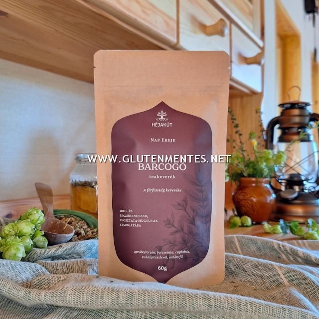 BARCOGÓ teakeverék - A férfiasság keveréke! Ideg- és légzőrendszer, prosztata-húgyutak támogatása. 60g