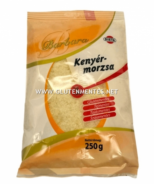 Barbara gluténmentes zsemlemorzsa 250g