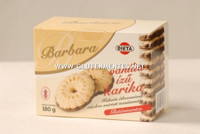 Barbara gluténmentes vaniliás karika