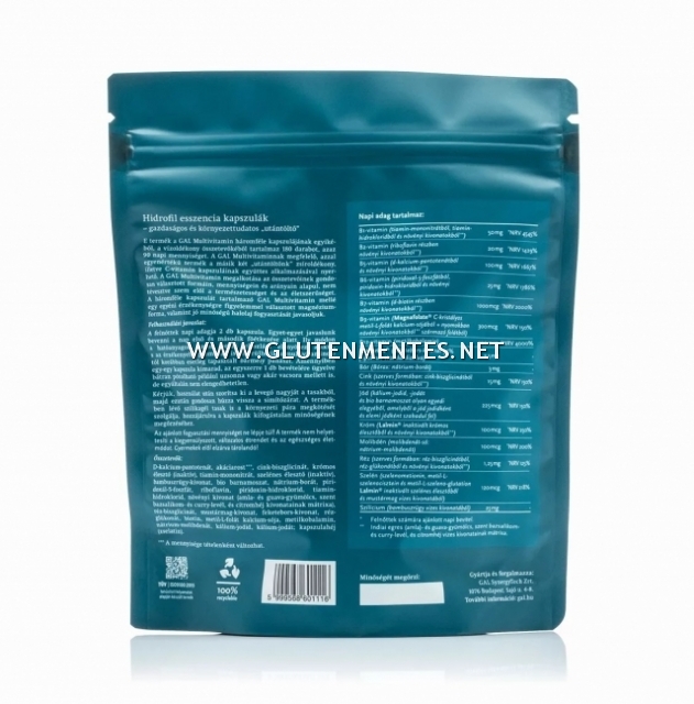 GAL Multivitamin – 90 adagos utántöltő ÚJ! (3 havi adag)
