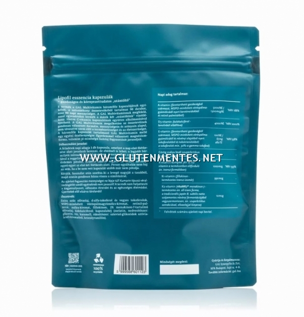 GAL Multivitamin – 90 adagos utántöltő ÚJ! (3 havi adag)