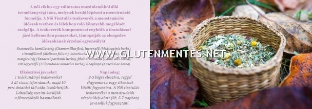 NŐI TISZTULÁS teakeverék – menstruációs panaszok enyhítése, véráramlás harmonizálása, görcsök oldása
