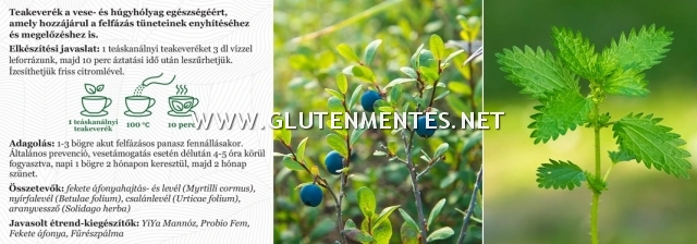 YiYa VESETÁMOGATÓ teakeverék – gyógynövények a vese- és húgyhólyag egészségéért! 70g