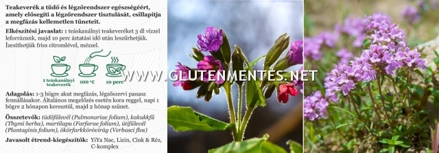 YiYa TÜDŐTÁMOGATÓ teakeverék – a tüdő és légzőrendszer egészségéért! 70g
