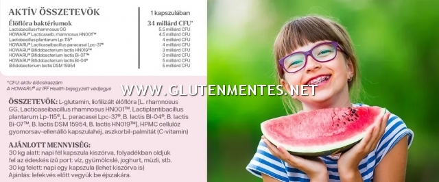 YiYa Flora KIDs - élőflóra gyerekeknek - 34 milliárd aktív élőcsíraszám, 8-féle baktériumtörzzsel!