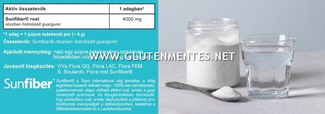 YiYa Sunfiber® flora rost – a bélrendszer egészségéért és a jótékony bélflóráért! 60 adag