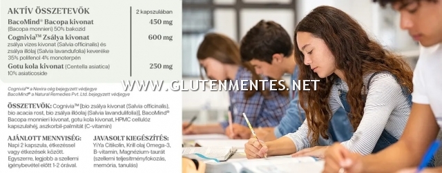 YiYa Bacopa & Zsálya kivonat – gyógynövényekkel az agyi funkciók javításáért! 60db