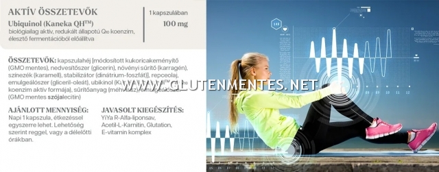 YiYa Q Ubiquinol KANEKA® 100 mg - biológiailag aktív Q10 koenzim! 60db