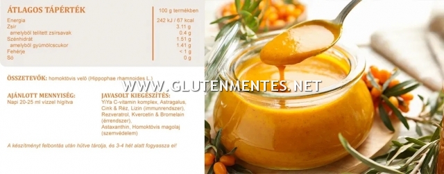 YiYa Homoktövis velő - C-vitaminban és flavonoidokban gazdag bogyós gyümölcs egyenesen a magyar földről! 500ml